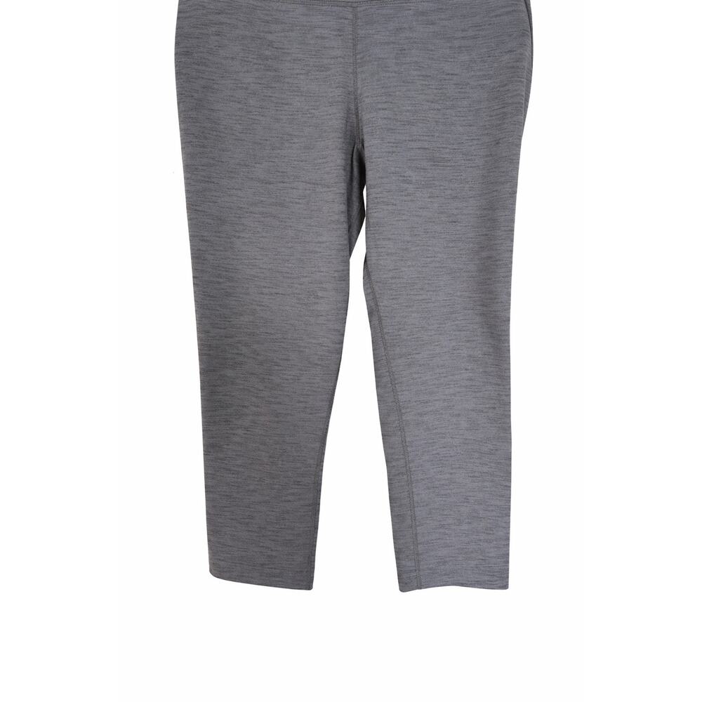 Nike Dri-FIT Capri Leggings Womens Large Gray Heather Athleisure Yoga Pilates - Picture 4 of 8